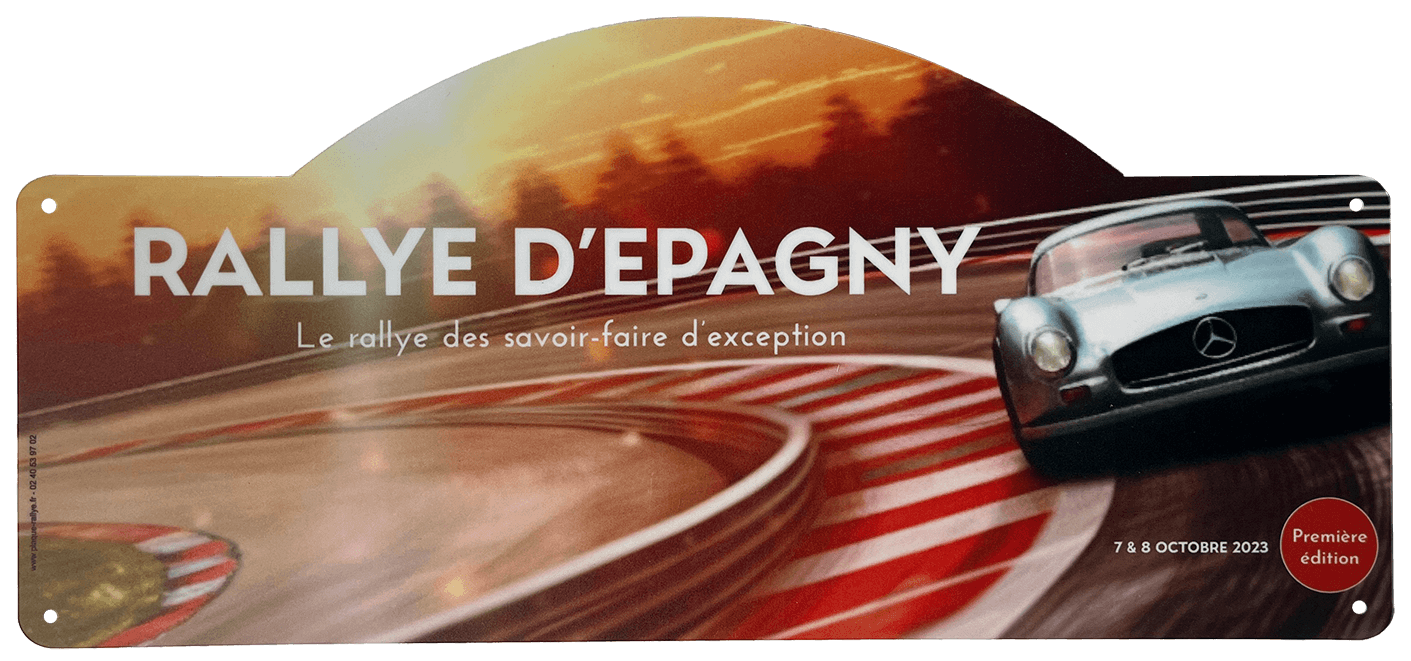 Plaque de rallye - rallye d'eragny